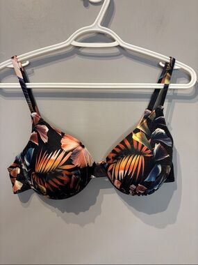Liquid Brand Tropical Floral Bikini Top